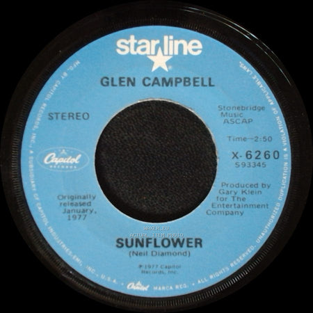 Glen Campbell - Southern Nights / Sunflower side B
