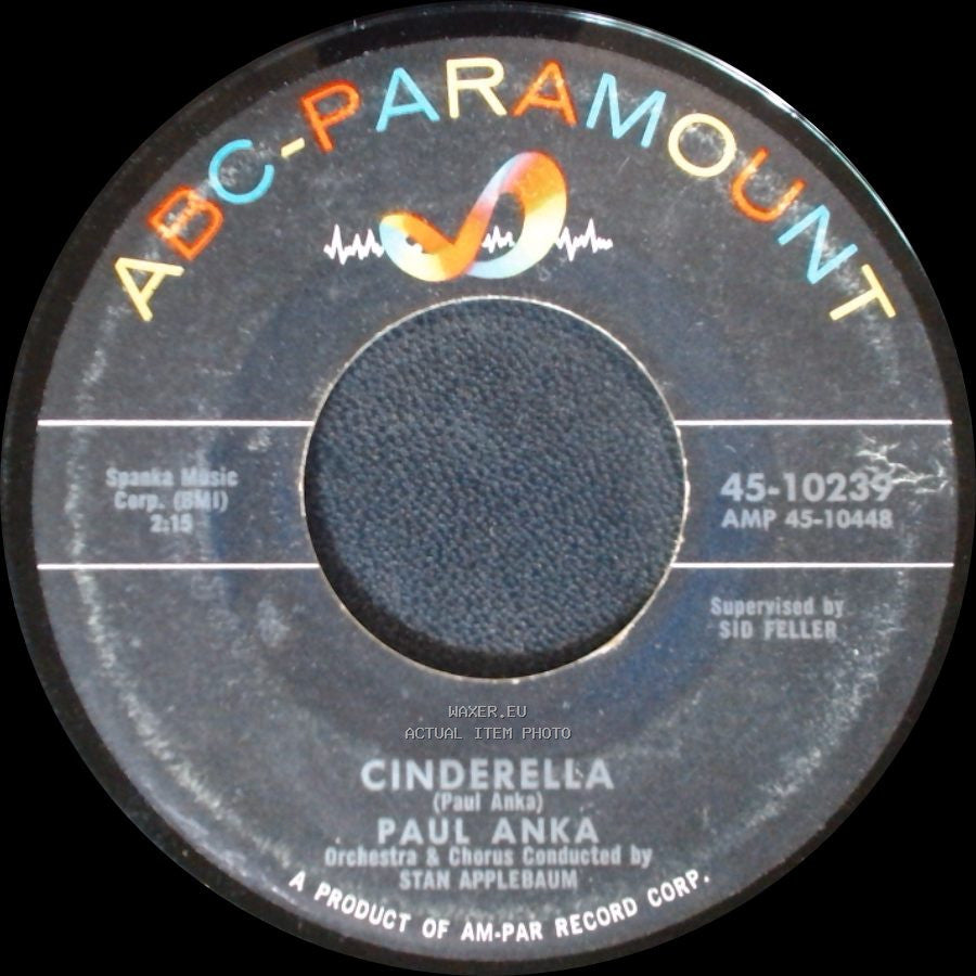 Paul Anka - Cinderella / Kissin' On The Phone side A