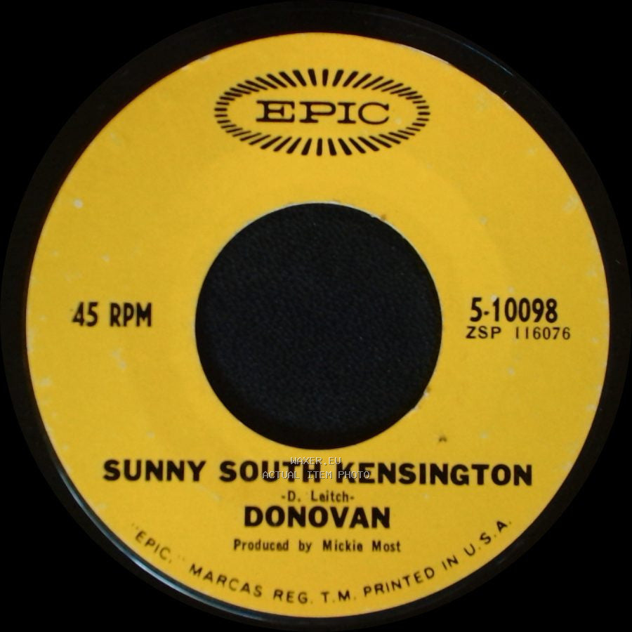 Donovan - Sunny South Kensington / Mellow Yellow side A