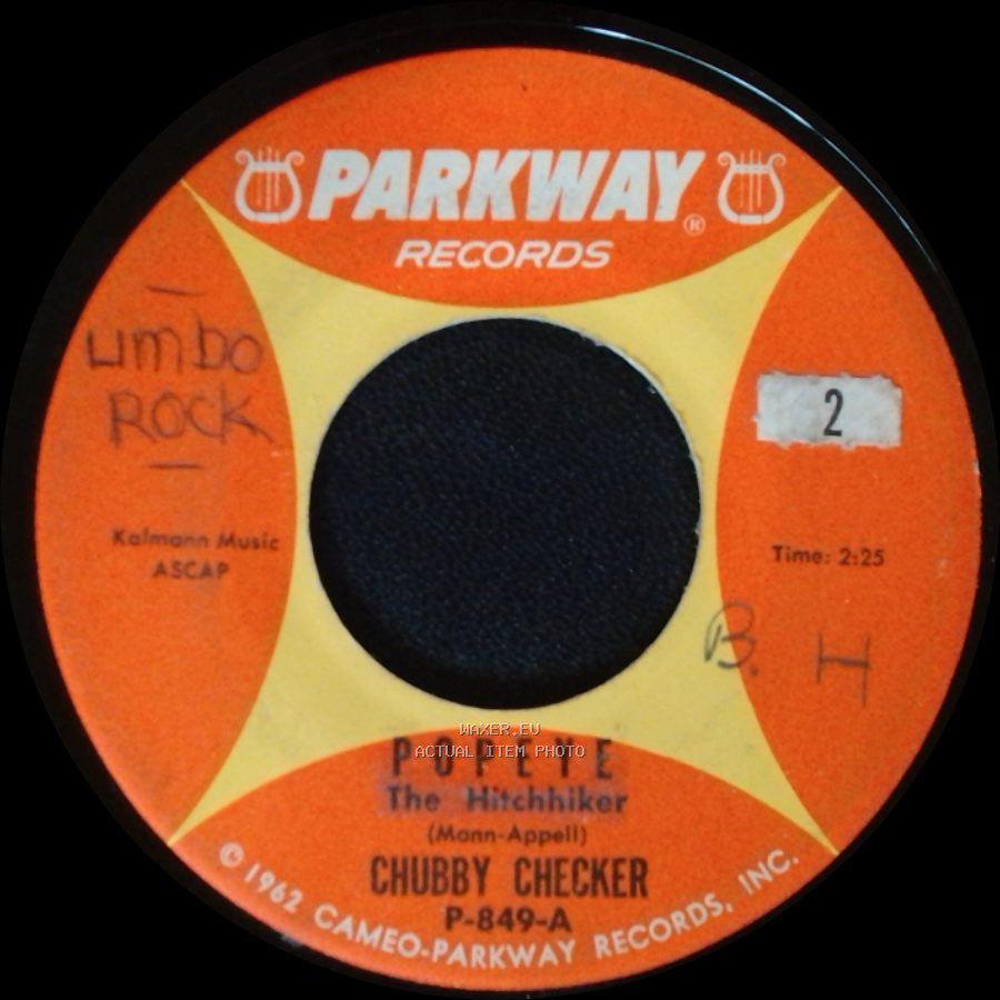 Chubby Checker - Popeye The Hitchhiker / Popeye The Hitchhiker side B