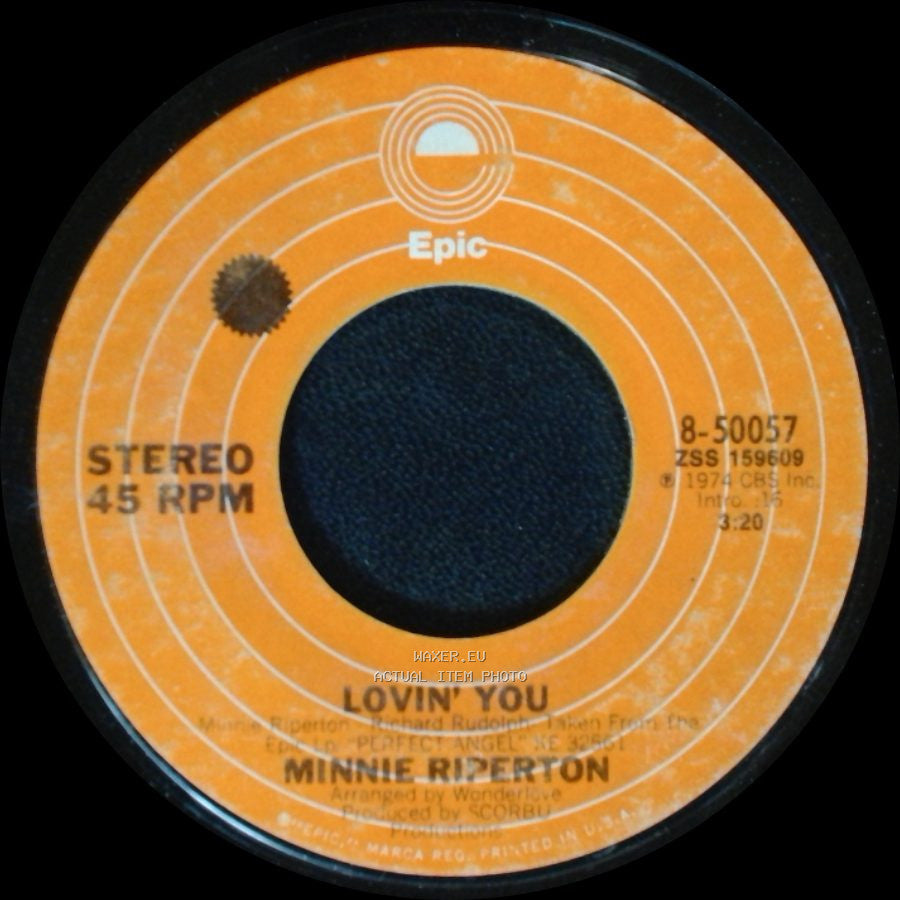 Minnie Riperton - Lovin' You / The Edge Of A Dream side A