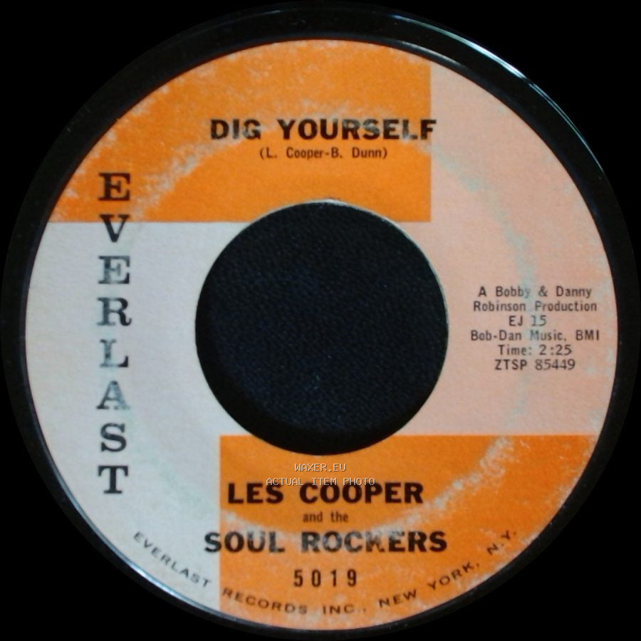 Les Cooper And The Soul Rockers - Dig Yourself / Wiggle Wobble side A