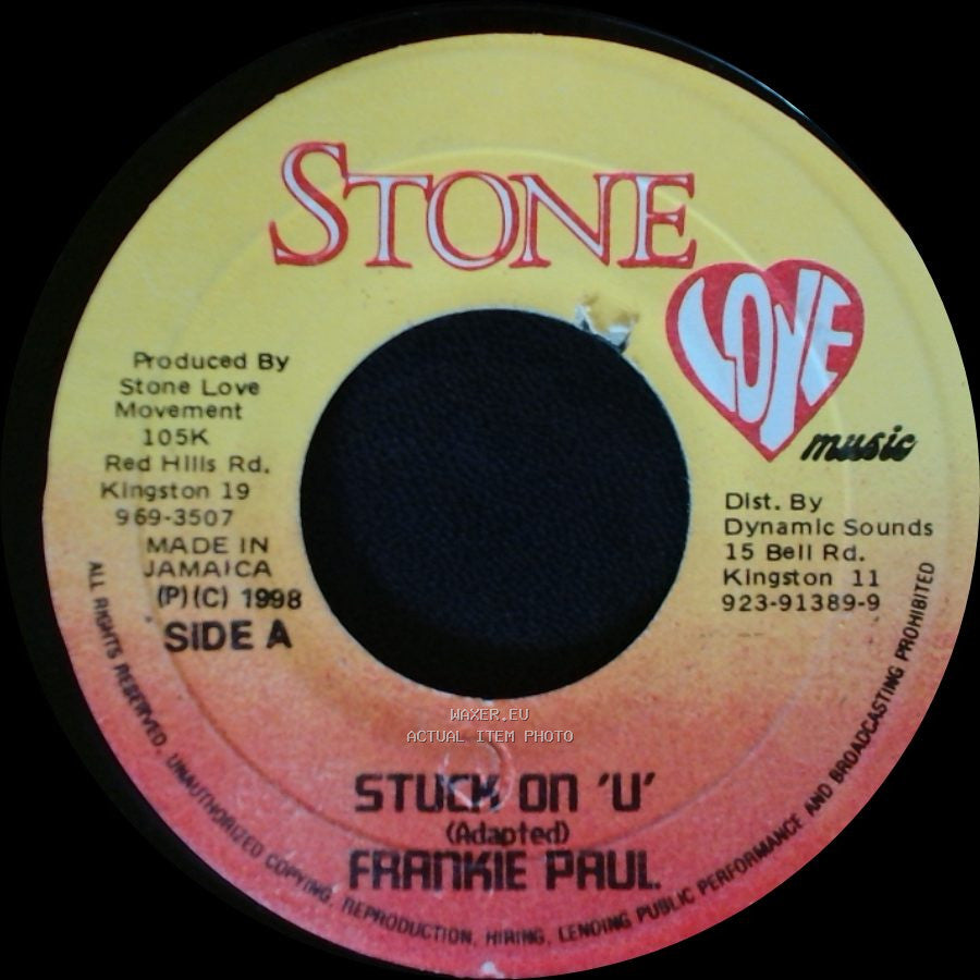 Frankie Paul / Razor - Stuck On 'u' (Adapted) / Why side A