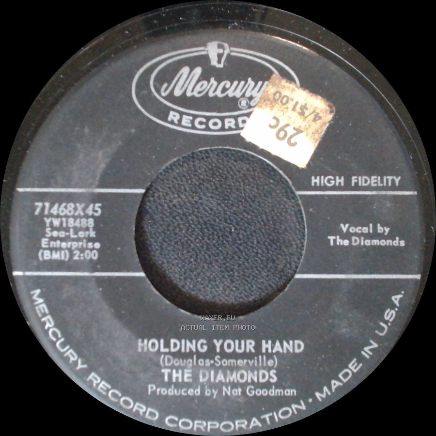 The Diamonds - Holding Your Hand / Sneaky Alligator side A