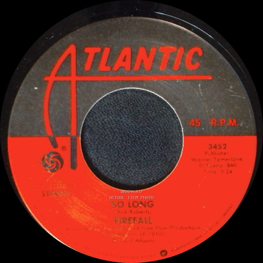 Fleet All / Firefall - Piece Of Paper / So Long side B