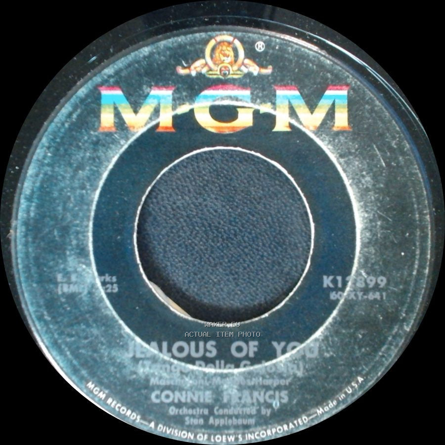 Connie Francis - Everybody's Somebody's Fool / Jealous Of You side B
