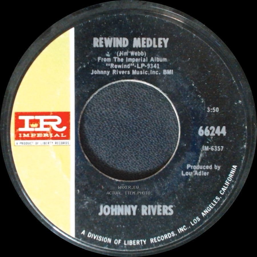 Johnny Rivers - Rewind Medley / The Tracks Of My Tears side A