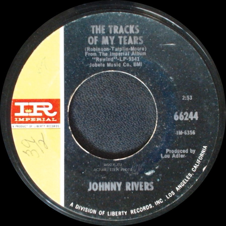 Johnny Rivers - Rewind Medley / The Tracks Of My Tears side B