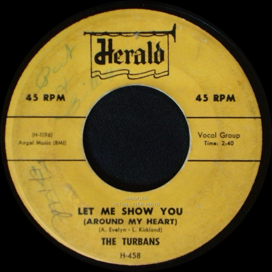 The Turbans - When You Dance / Let Me Show You (Around My Heart) side B