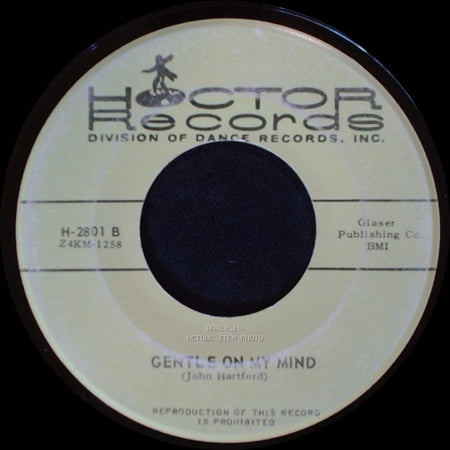 Unknown Artist - Mission Impossible / Gentle On My Mind side B