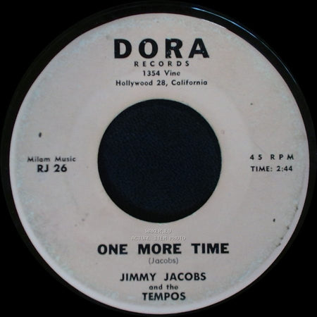 Jimmy Jacobs And The Tempos - One More Time / Geronimo side A