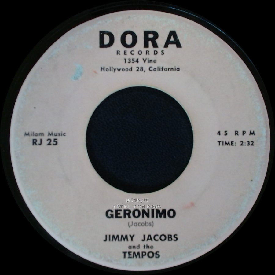 Jimmy Jacobs And The Tempos - One More Time / Geronimo side B