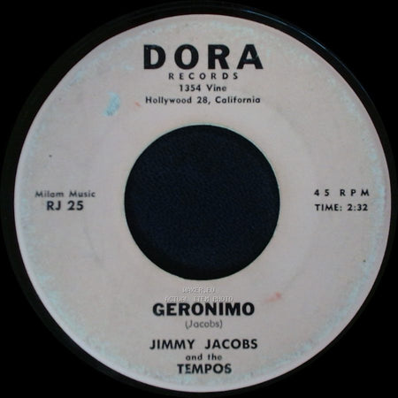 Jimmy Jacobs And The Tempos - One More Time / Geronimo side B
