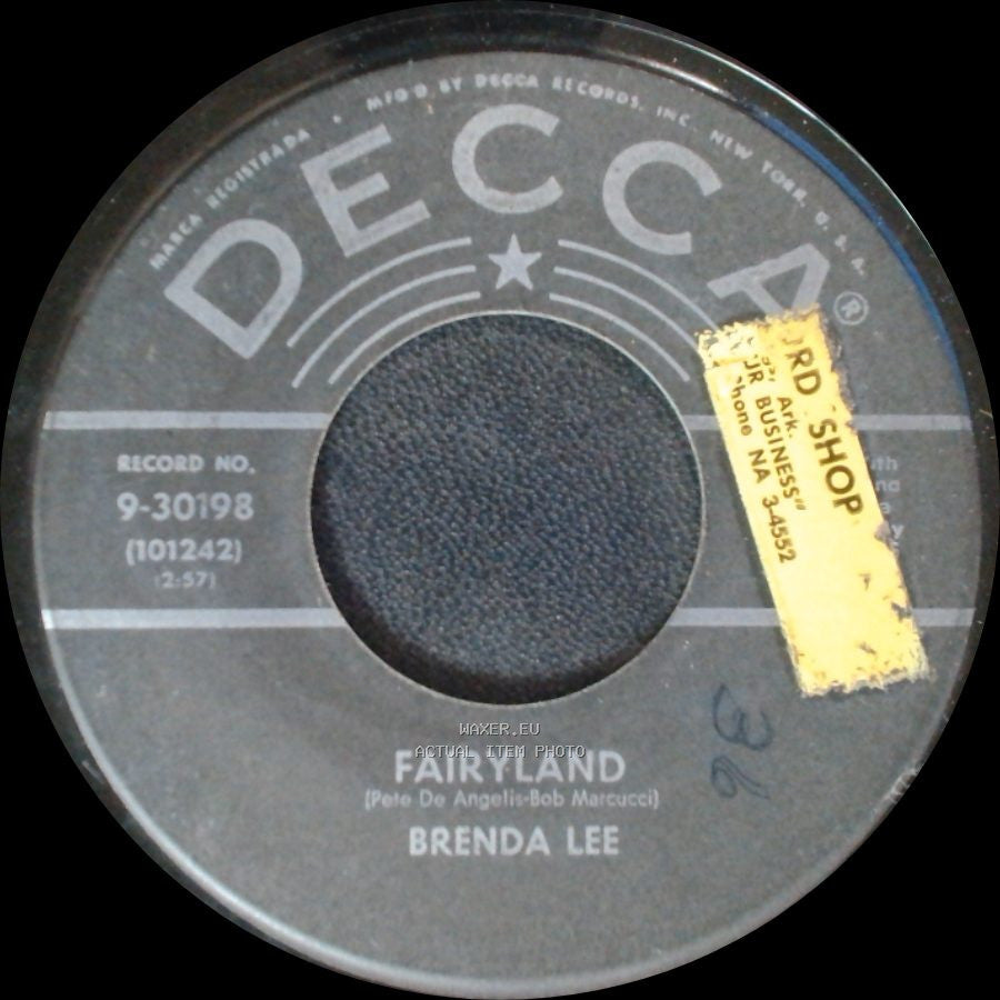 Brenda Lee - One Step At A Time / Fairyland side B