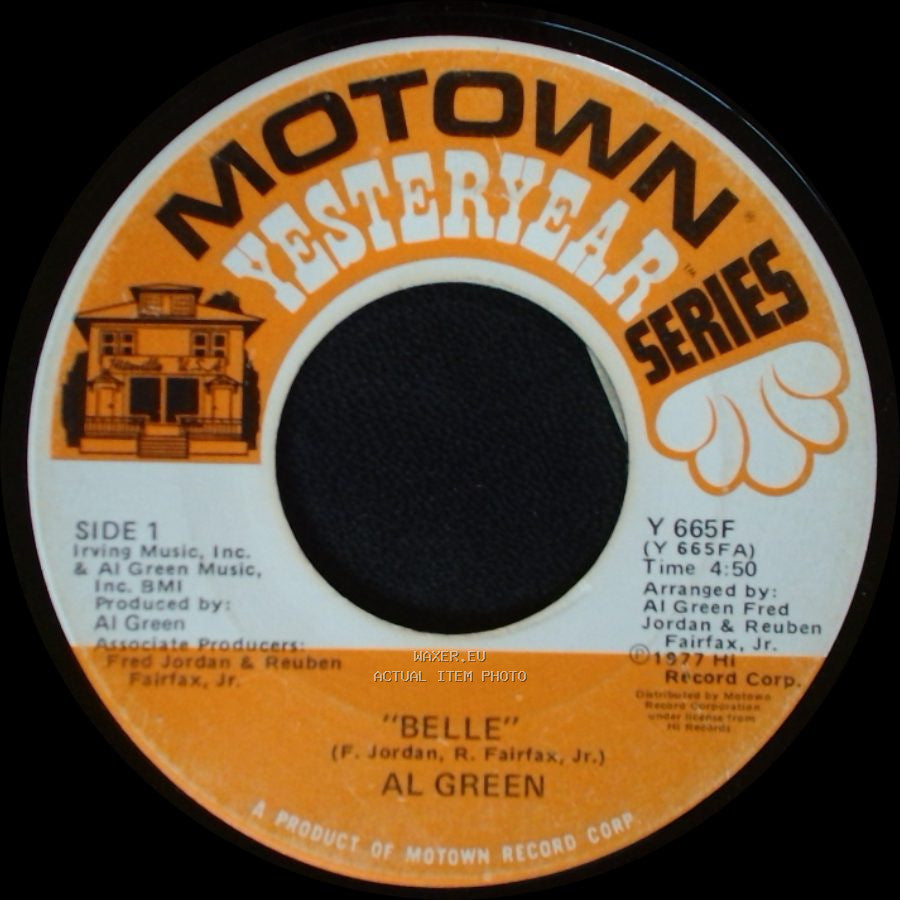 Al Green - Belle / Oh Me, Oh My (Dreams In My Arms) side A