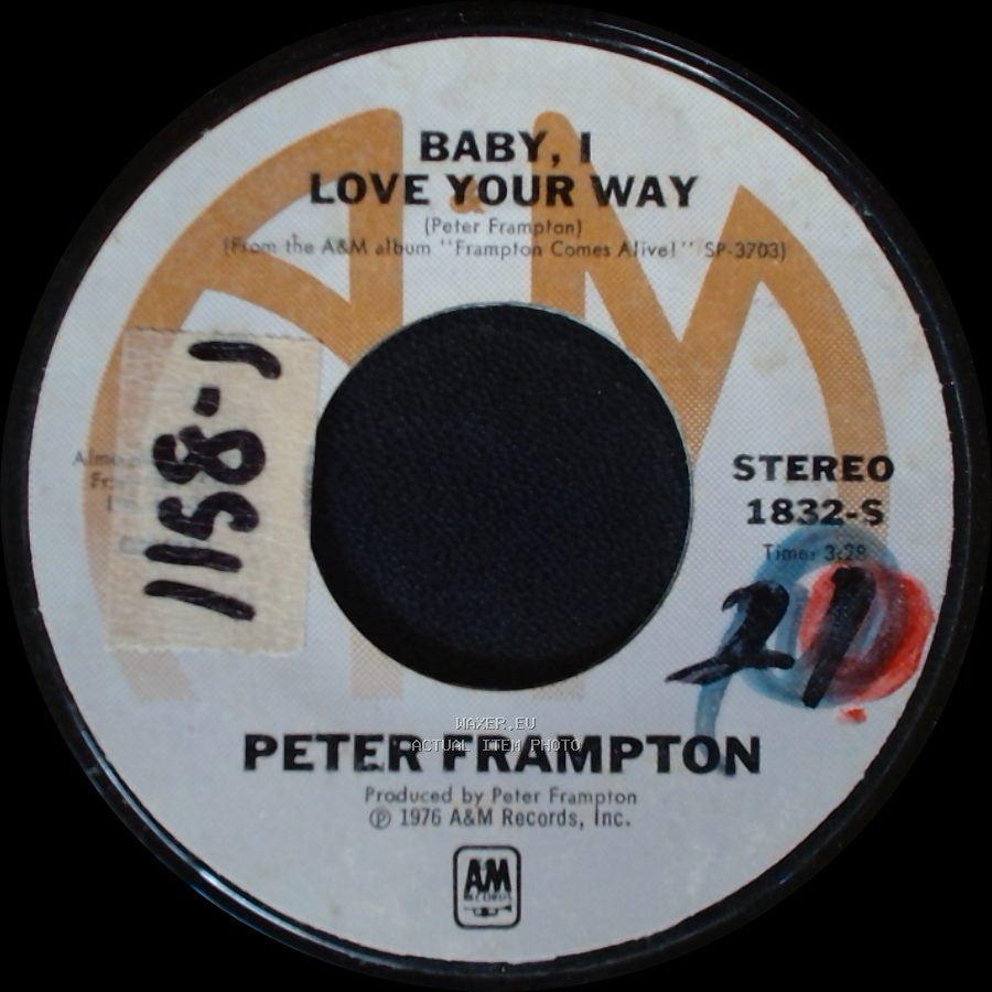 Peter Frampton - Baby, I Love Your Way / It's A Plain Shame side A