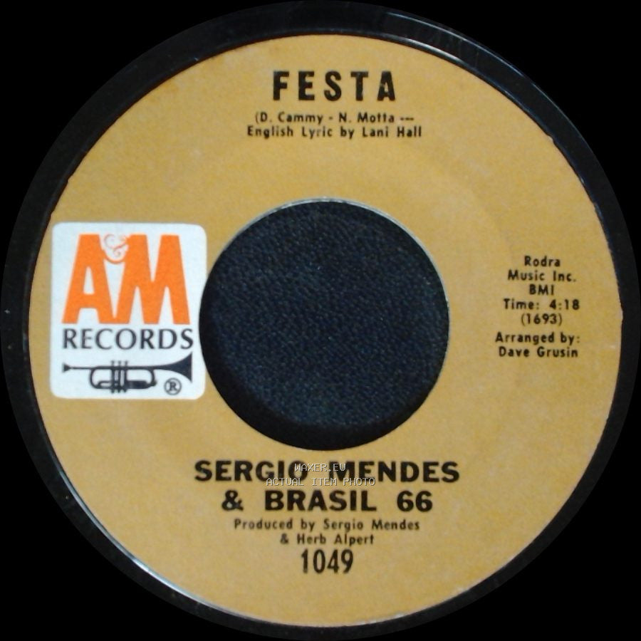 Sergio Mendes & Brasil 66 - Pretty World / Festa side B