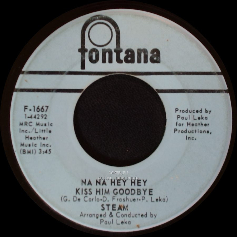 Steam - It's The Magic In You Girl / Na Na Hey Hey Kiss Him Goodbye side B