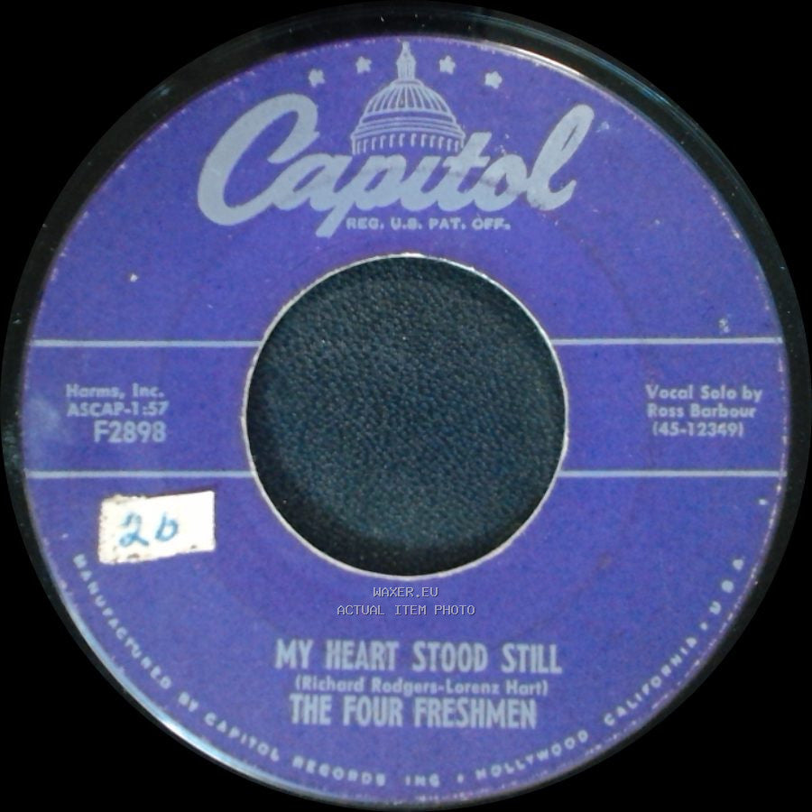 The Four Freshmen - My Heart Stood Still / We'll Be Together Again side A