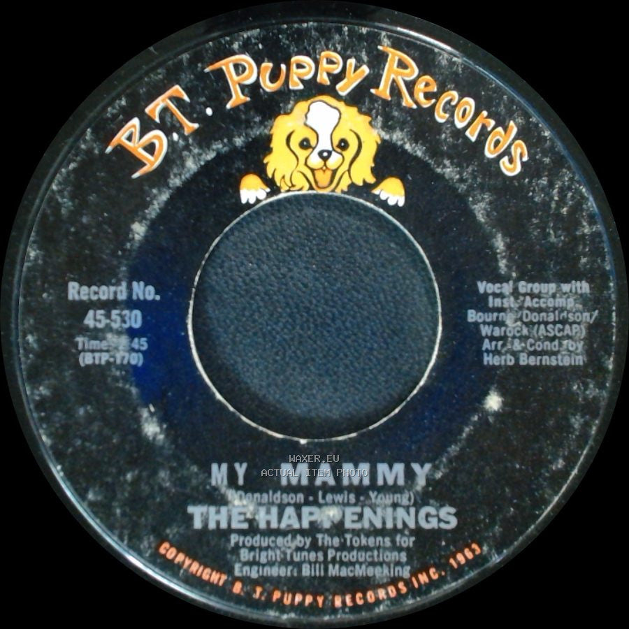 The Happenings - My Mammy / I Believe In Nothing side A