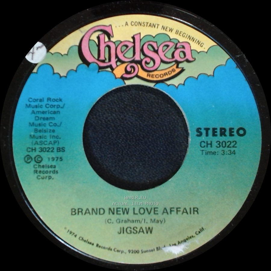Jigsaw - Sky High / Brand New Love Affair side B