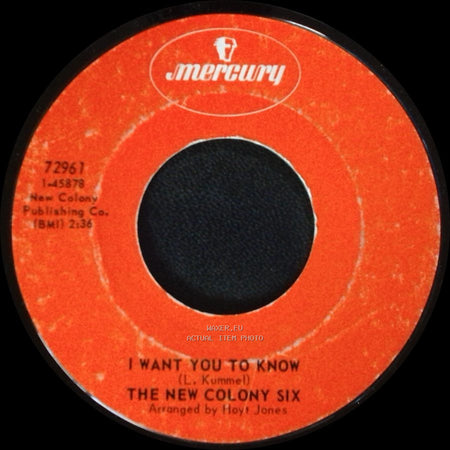 The New Colony Six - Free / I Want You To Know side B