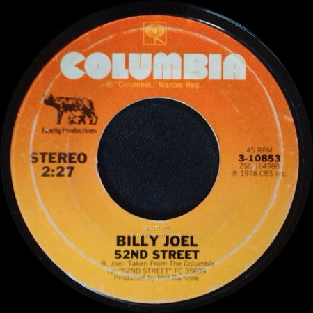 Billy Joel - 52Nd Street / My Life side A