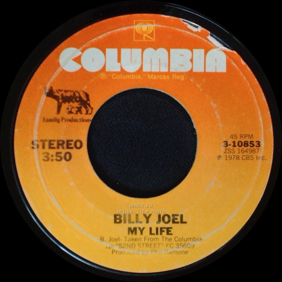 Billy Joel - 52Nd Street / My Life side B
