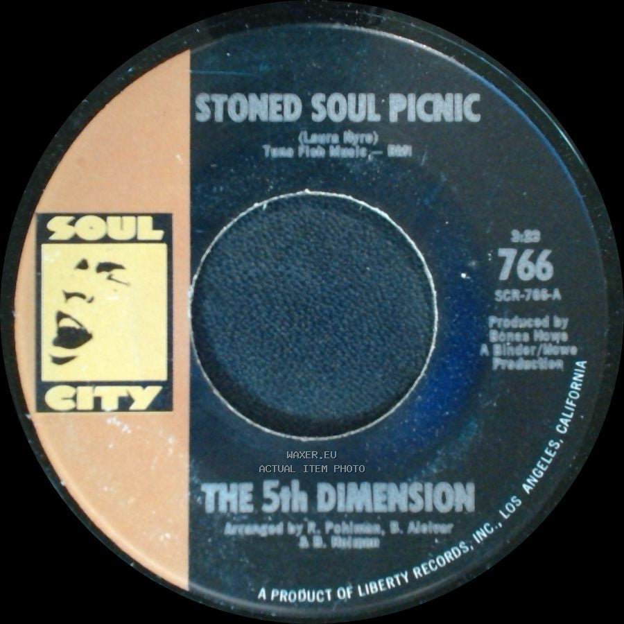 The 5Th Dimension - The Sailboat Song / Stoned Soul Picnic side B