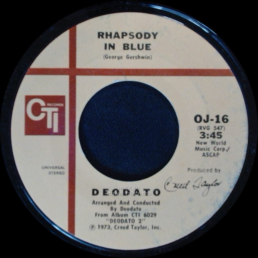 Deodato - Super Strut / Rhapsody In Blue side B