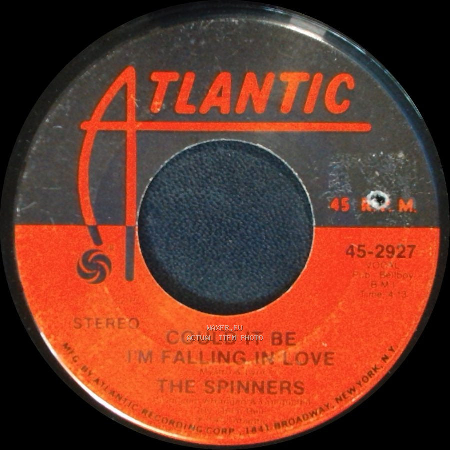 The Spinners - Just You And Me Baby / Could It Be I'm Falling In Love side B
