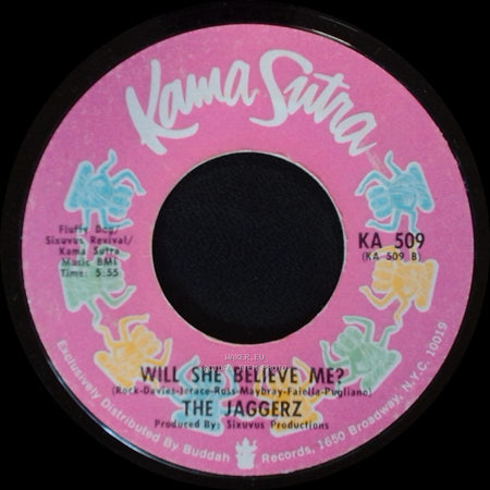 The Jaggerz - Will She Believe Me? / I Call (My) Baby Candy side A