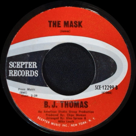 B. J. Thomas - Most Of All / The Mask side B