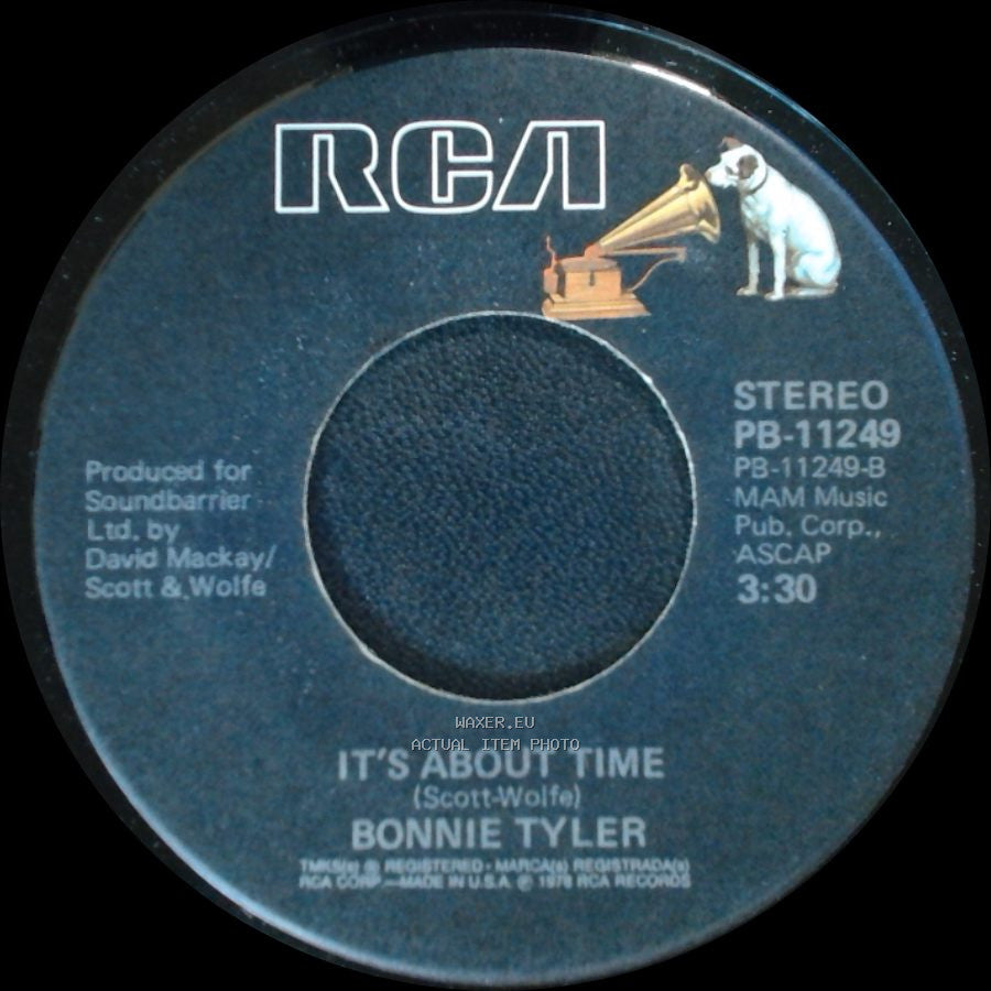 Bonnie Tyler - It's A Heartache / It's About Time side B