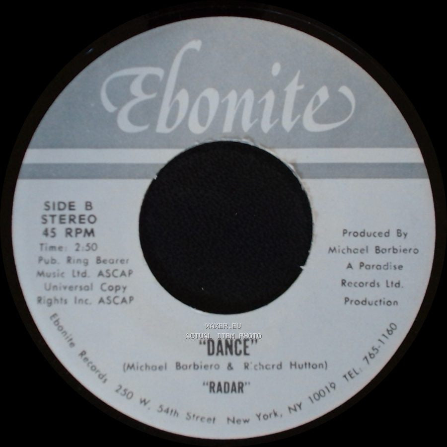 Unknown Artist - Citizen's Band / "Dance" / "Radar" side B