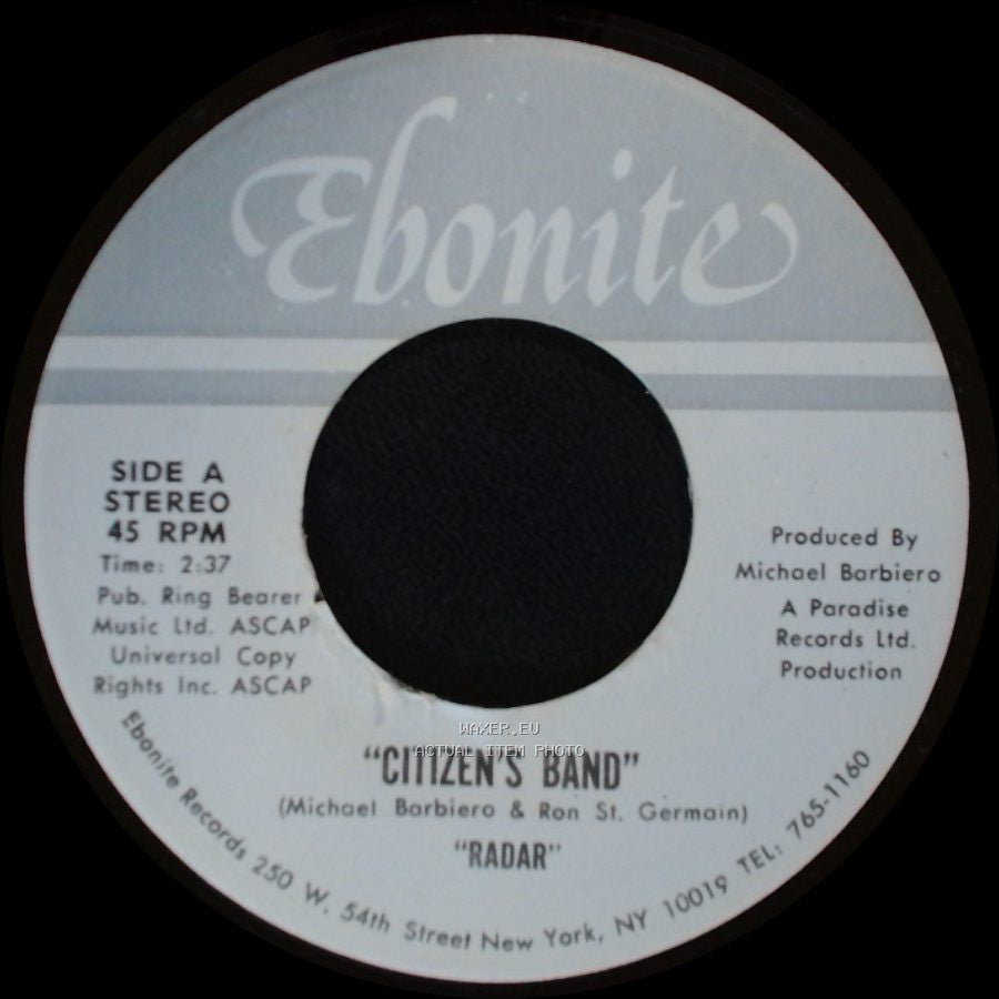 Citizen's Band - Radar / Dance side A