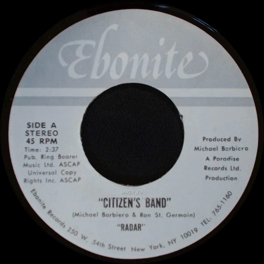 Citizen's Band - Radar / Dance side A