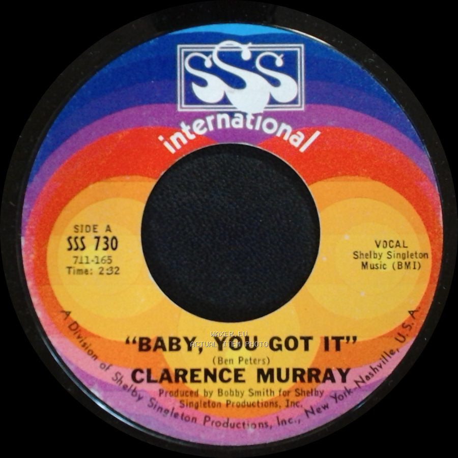 Clarence Murray - Baby, You Got It / "One More Chance" side A