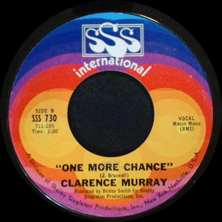 Clarence Murray - Baby, You Got It / "One More Chance" side B