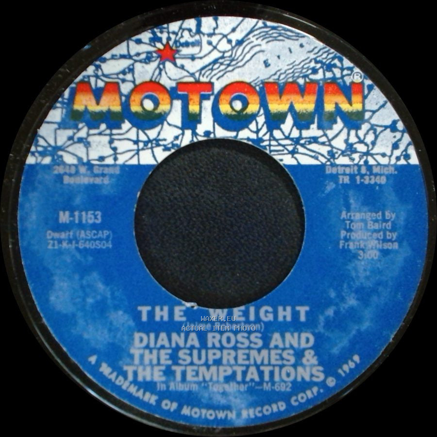 Diana Ross And The Supremes & The Temptations - For Better Or Worse / The Weight side B