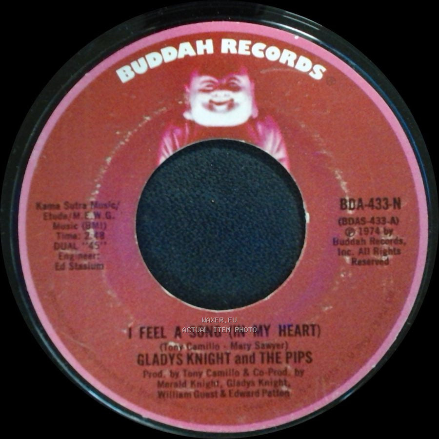 Gladys Knight And The Pips - Don't Burn Down The Bridge / I Feel A Song (In My Heart) side B