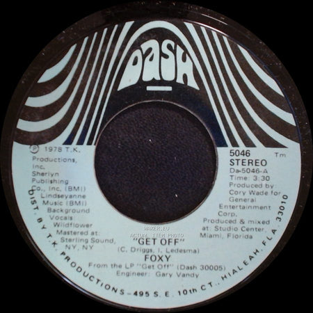Foxy - You Make Me Hot / Get Off side B