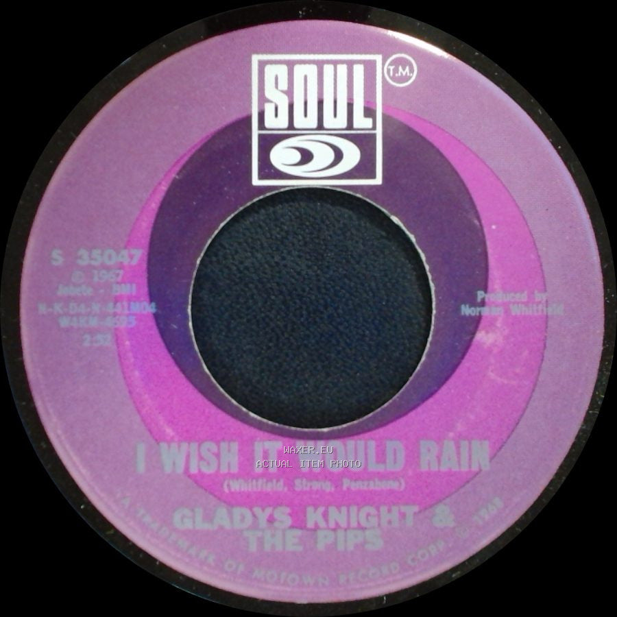 Gladys Knight & The Pips - I Wish It Would Rain / It's Summer side A