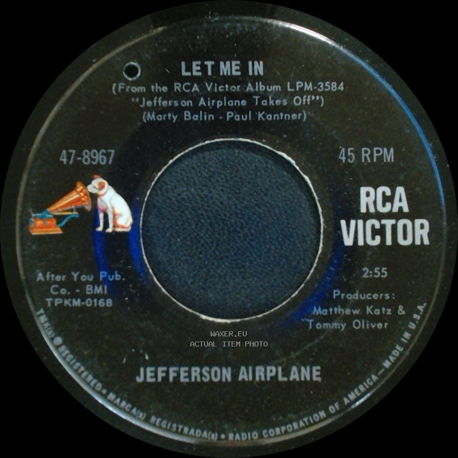 Jefferson Airplane - Let Me In / Bringing Me Down side A