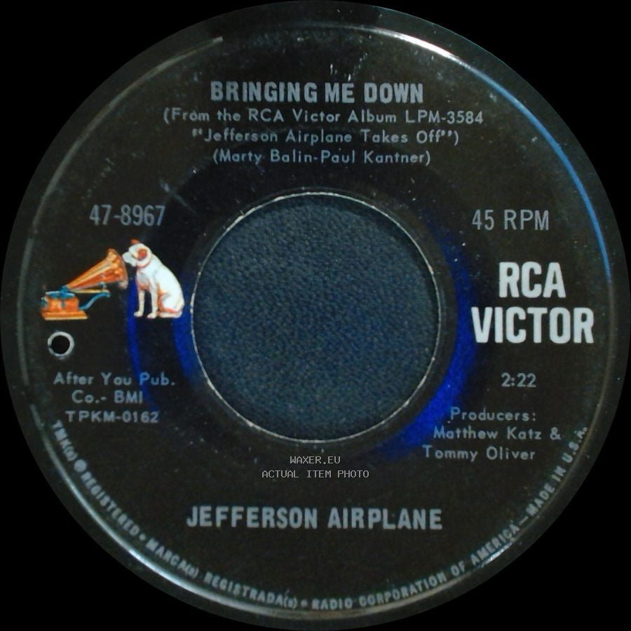 Jefferson Airplane - Let Me In / Bringing Me Down side B
