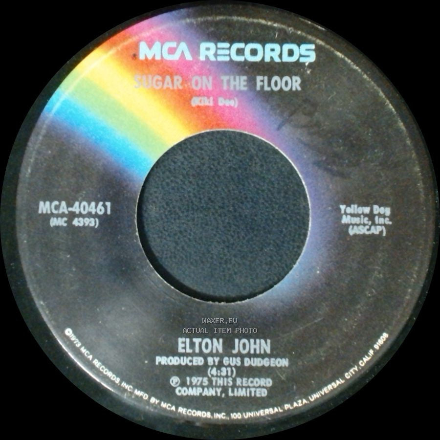Elton John - Sugar On The Floor / Island Girl side A