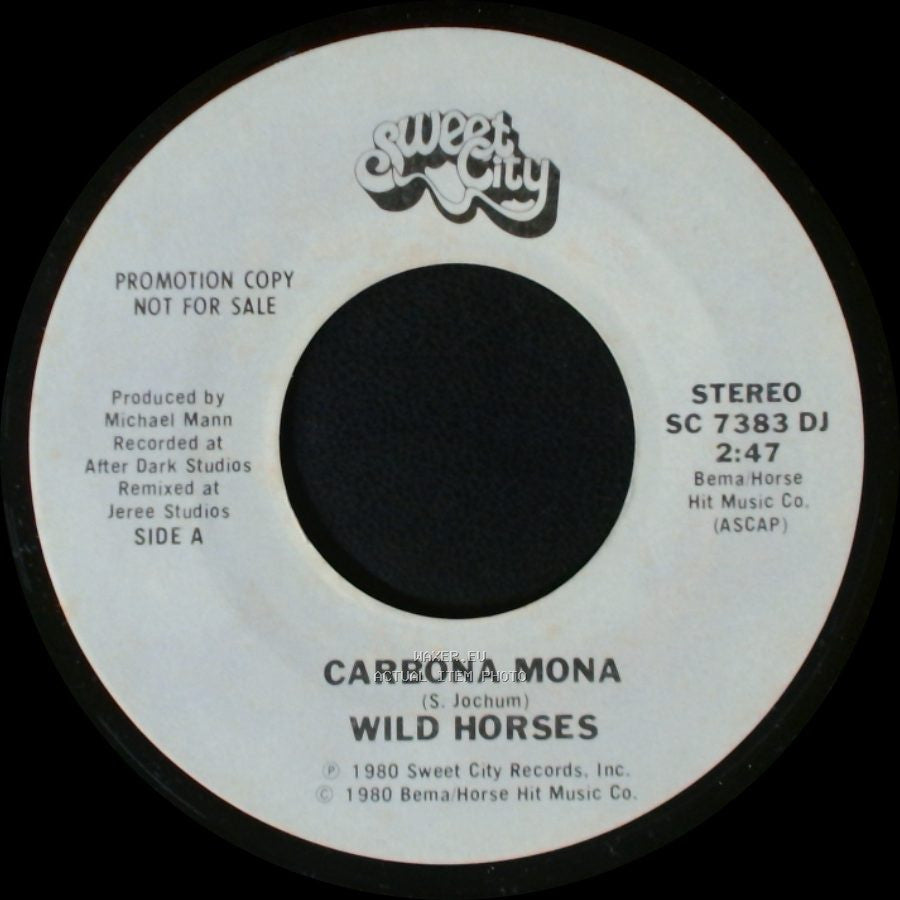 Wild Horses - Carbona Mona / Carbona Mona side B