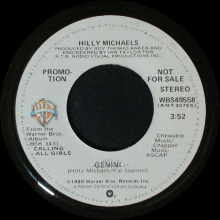 Hilly Michaels - Gemini / Gemini side B