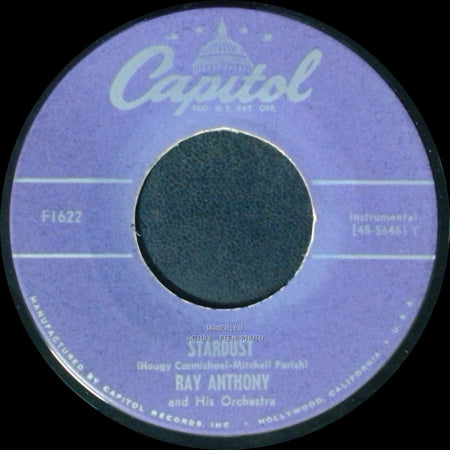 Ray Anthony And His Orchestra - Stardust / The Man With The Horn side A