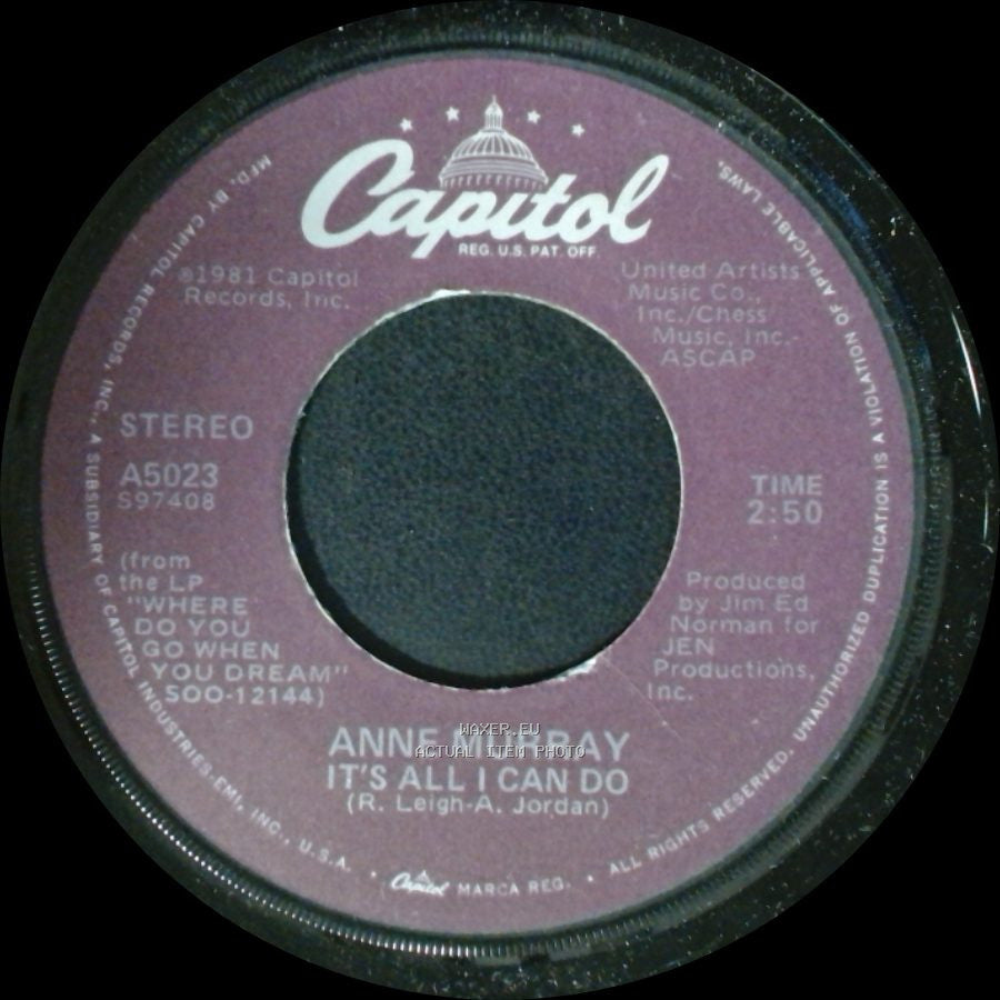 Anne Murray - It's All I Can Do / If A Heart Must Be Broken side A